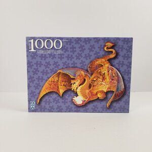 Schmid Puzzle 1000pc Fire Dragon 29.5x39.5 Vintage
